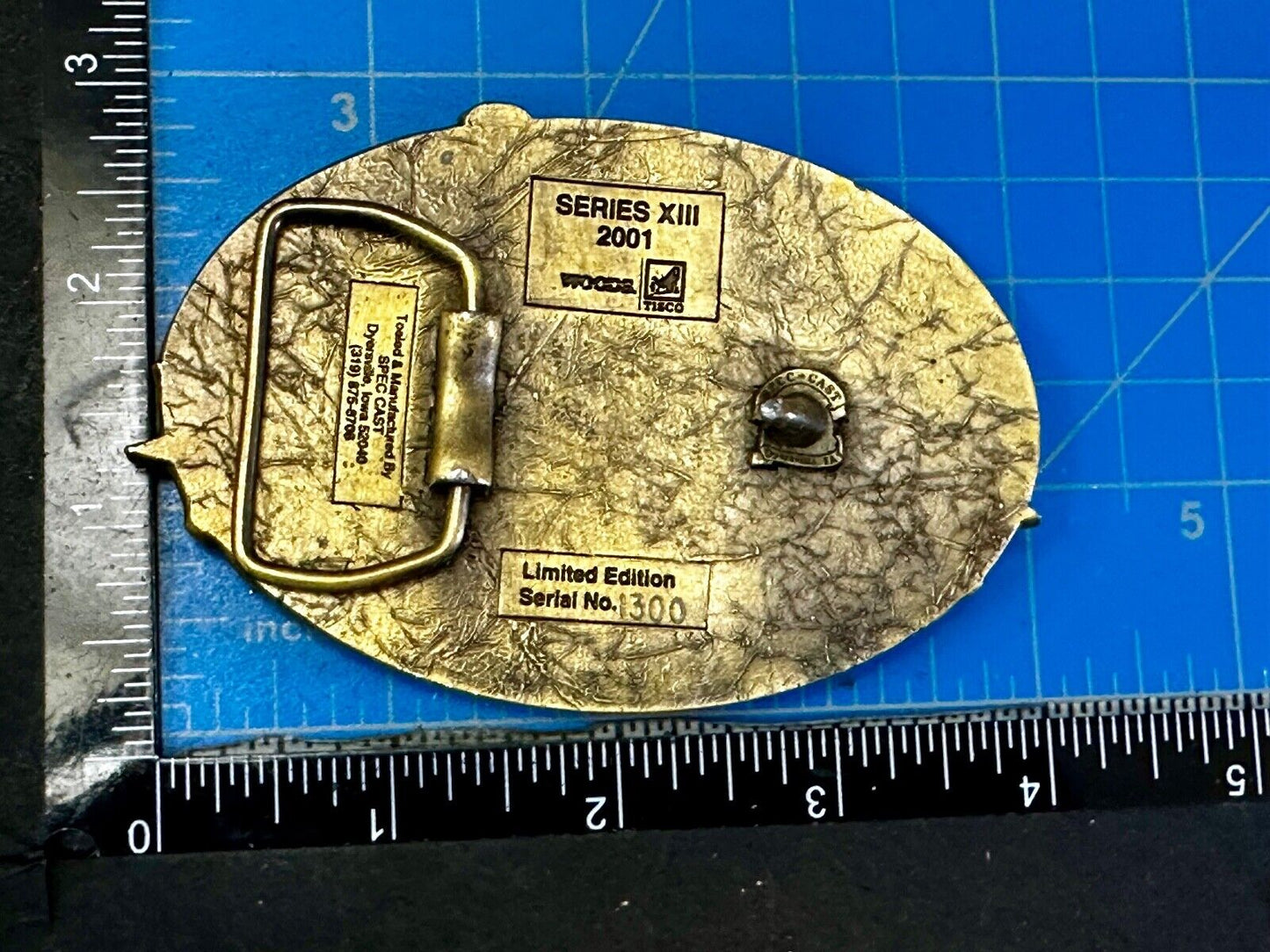 TISCO Tractor Implement Supply Replacement Parts 64 years, 2001 Belt Buckle