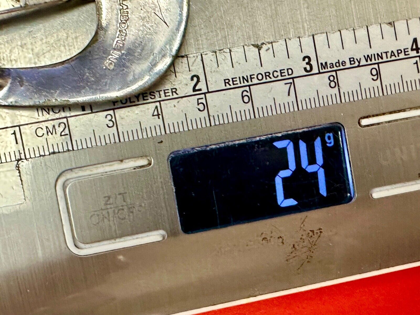 2" wide, silver tone ranger style Replacement Liz Claiborne belt buckle