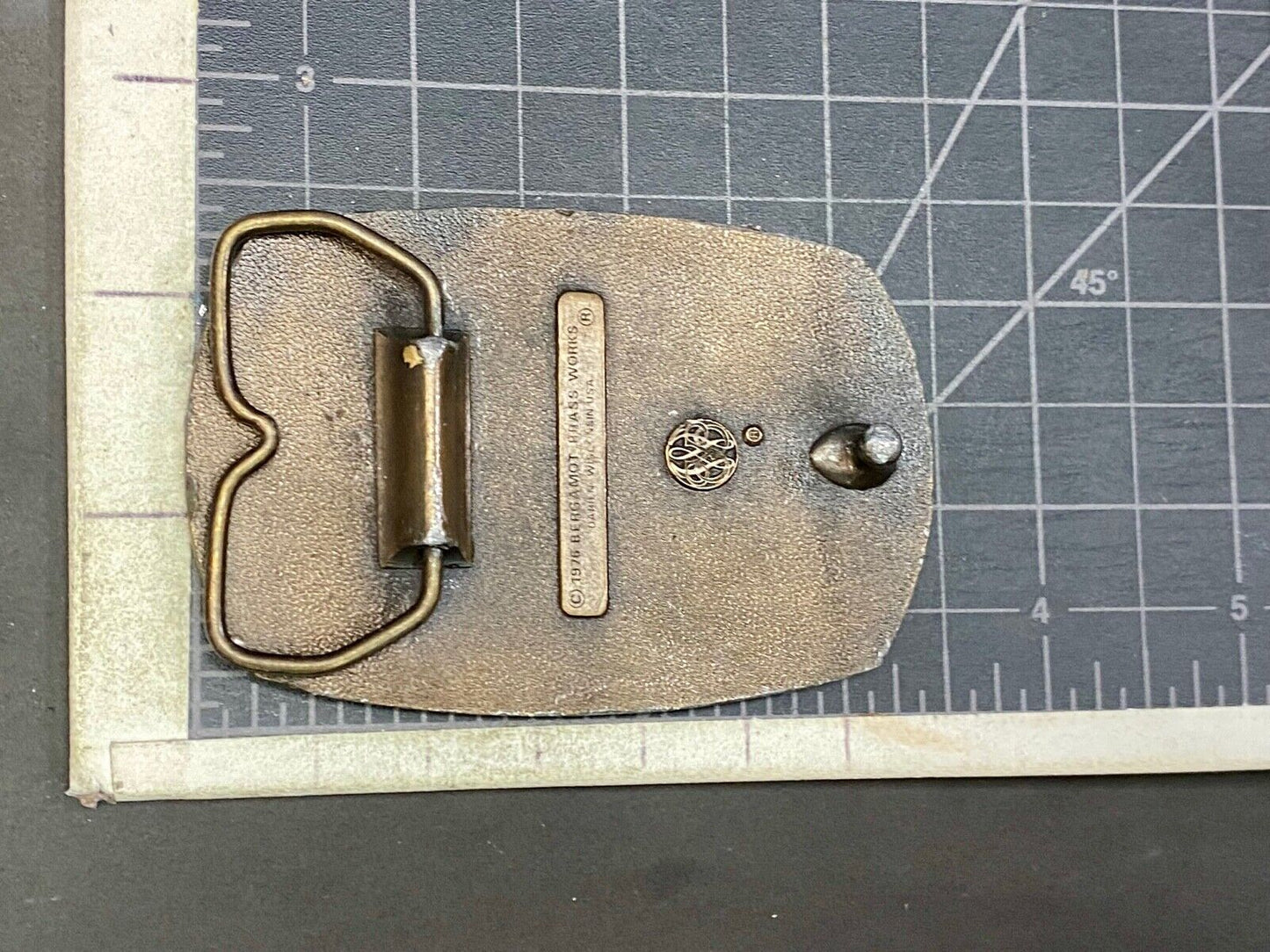 Vintage 1976 - Gehl Showdown - Skid Steer Loader Baler - Co Belt Buckle