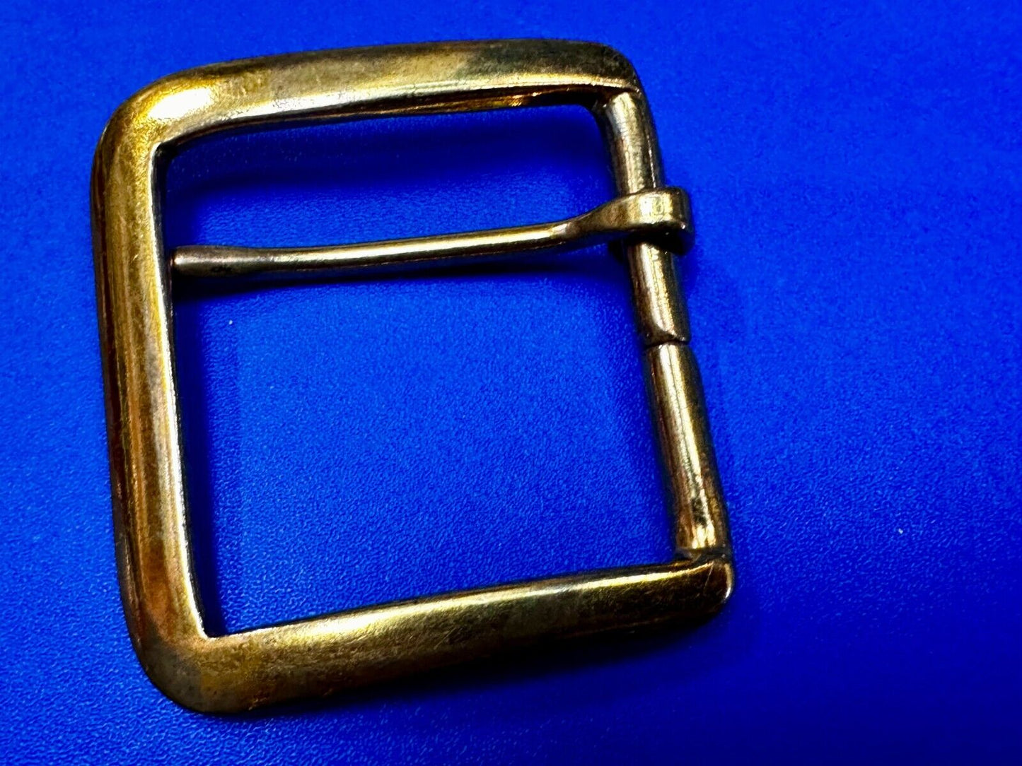 2" Wide Vintage Brass Tone Replacement Belt Buckle
