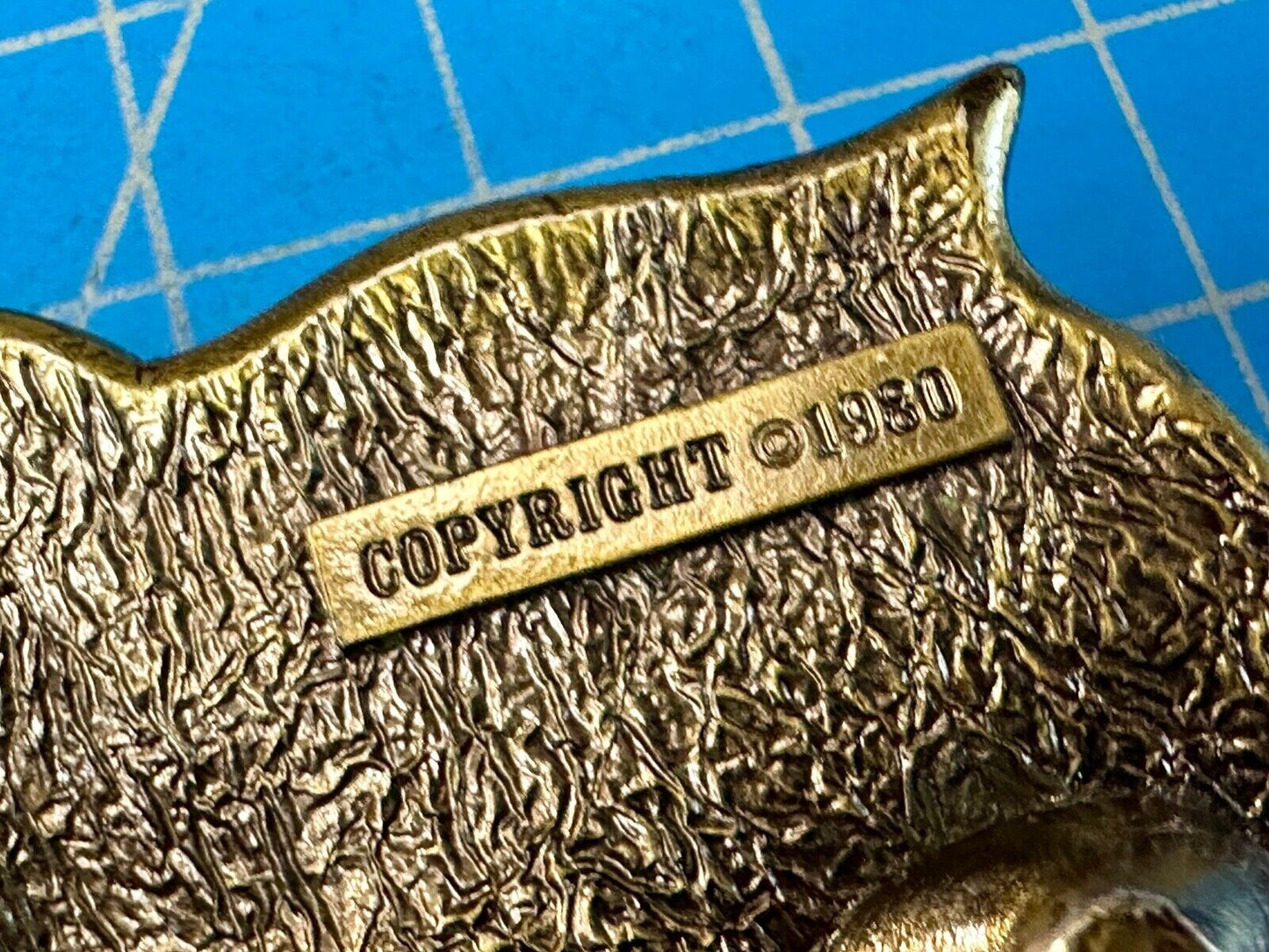 Texas - The Lone Star State - vintage 1980 Longhorn great American belt buckle
