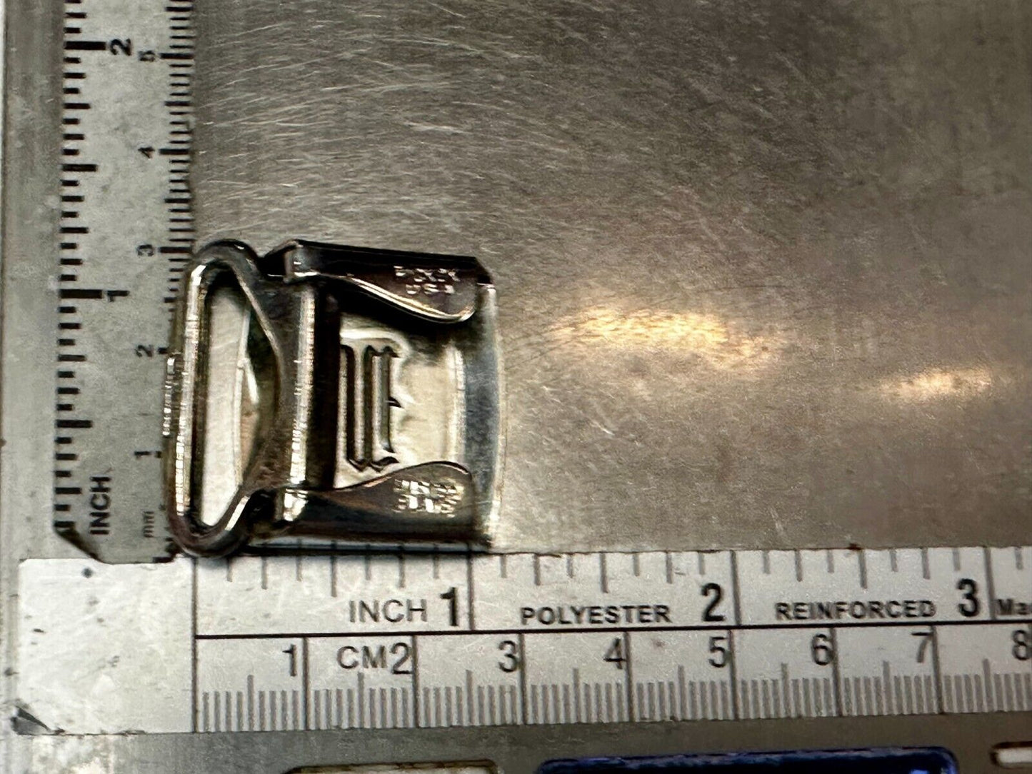 Antique Letter Monogram Initial W Art Deco Style Hickok Master Plate Belt Buckle