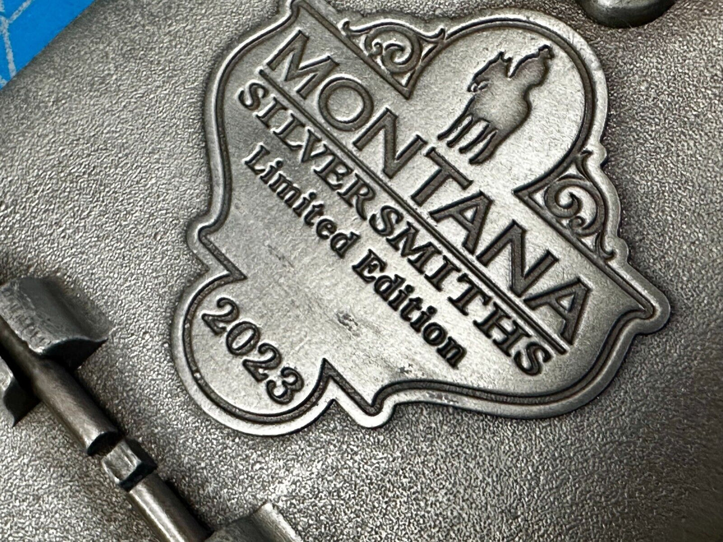 2023 Pendleton Whiskey Let'er Buck Rodeo Cowboy Montana Silversmiths Belt Buckle