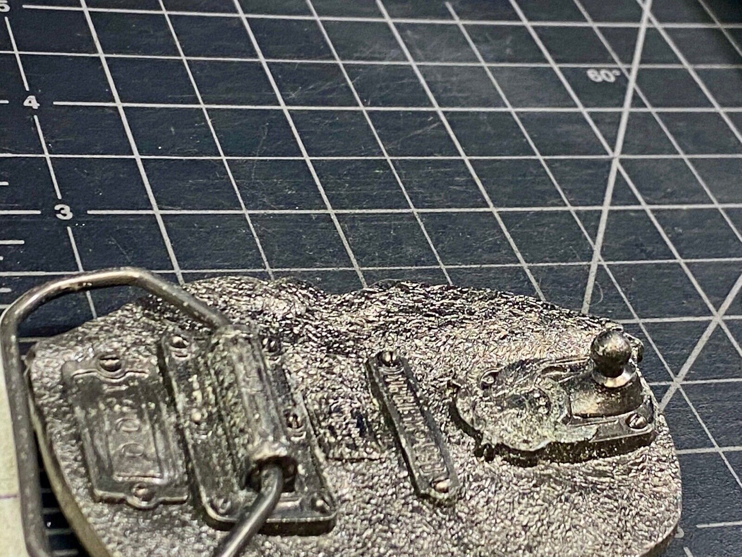 1980 Wold War II WW2 The American Veterans soldier belt buckle and proud of it!