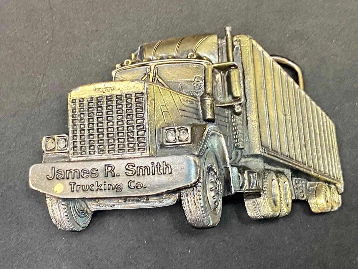Vintage 1990 Semi Big Rig Truck Long Haulers Great American Belt Buckle Co