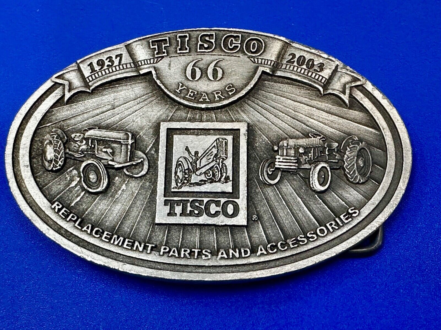 TISCO Tractor Implement Supply Replacement Parts 66 years, 2003 Belt Buckle