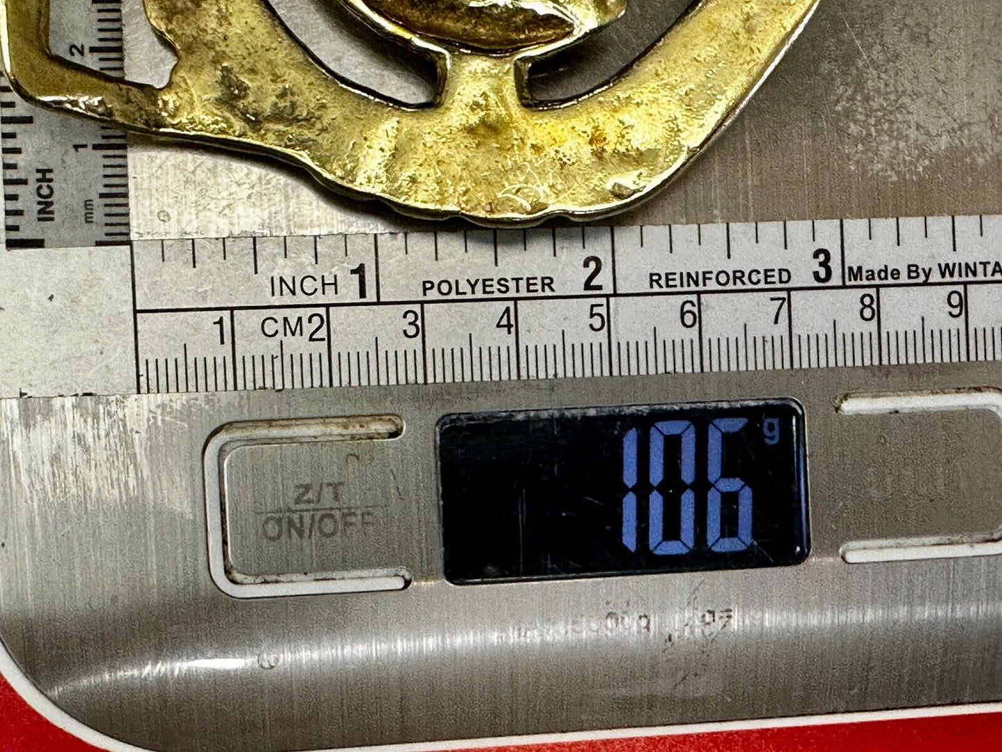 The Victorian Record Queen Victoria Royalty Horse Medallion Belt Buckle