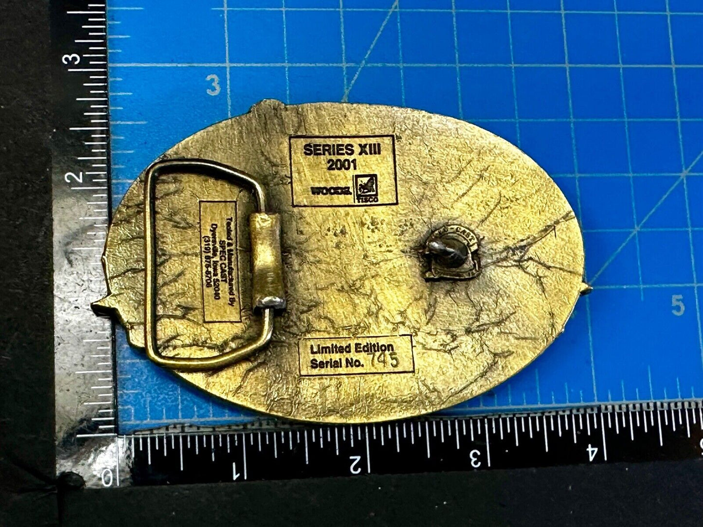 TISCO Tractor Implement Supply Replacement Parts 64 years, 2001 Belt Buckle