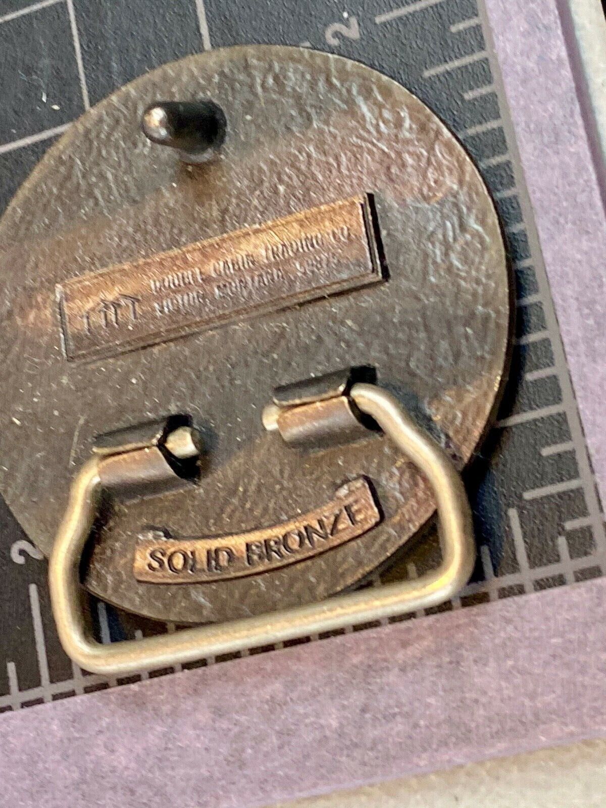 Beautiful Country Belt Buckle by Double Cabin Trading Co Victor MT SUPER RARE!