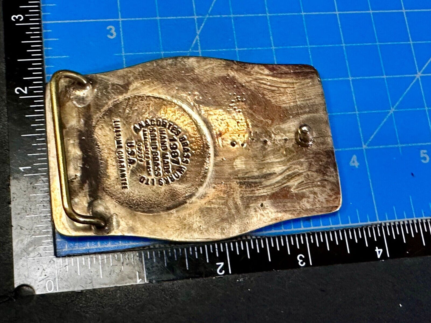 AWPPW Paper Union - Guard Well The Democratic Rights of Your Members Belt Buckle