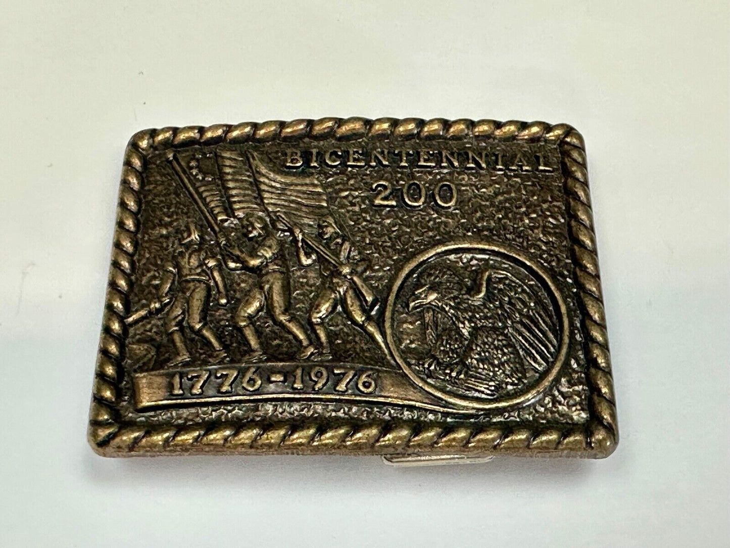 Vintage Bicentennial 200 year celebration NOS USA made belt buckle by CPI