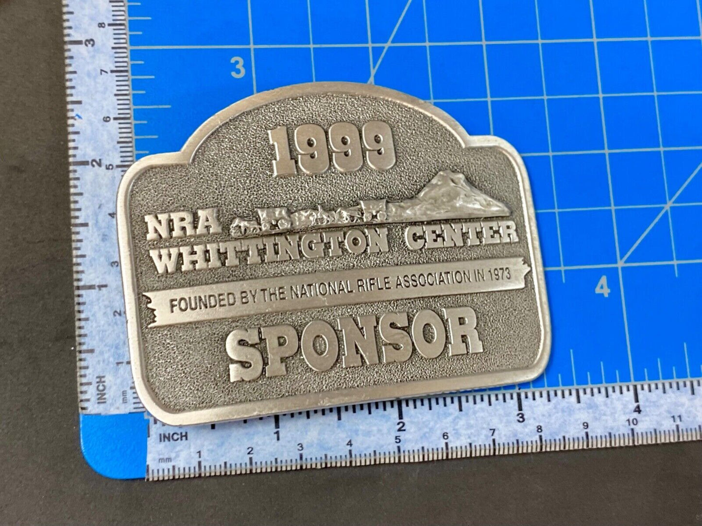 1999 NRA Whittington Center National Rifle Associon Sponsor belt buckle
