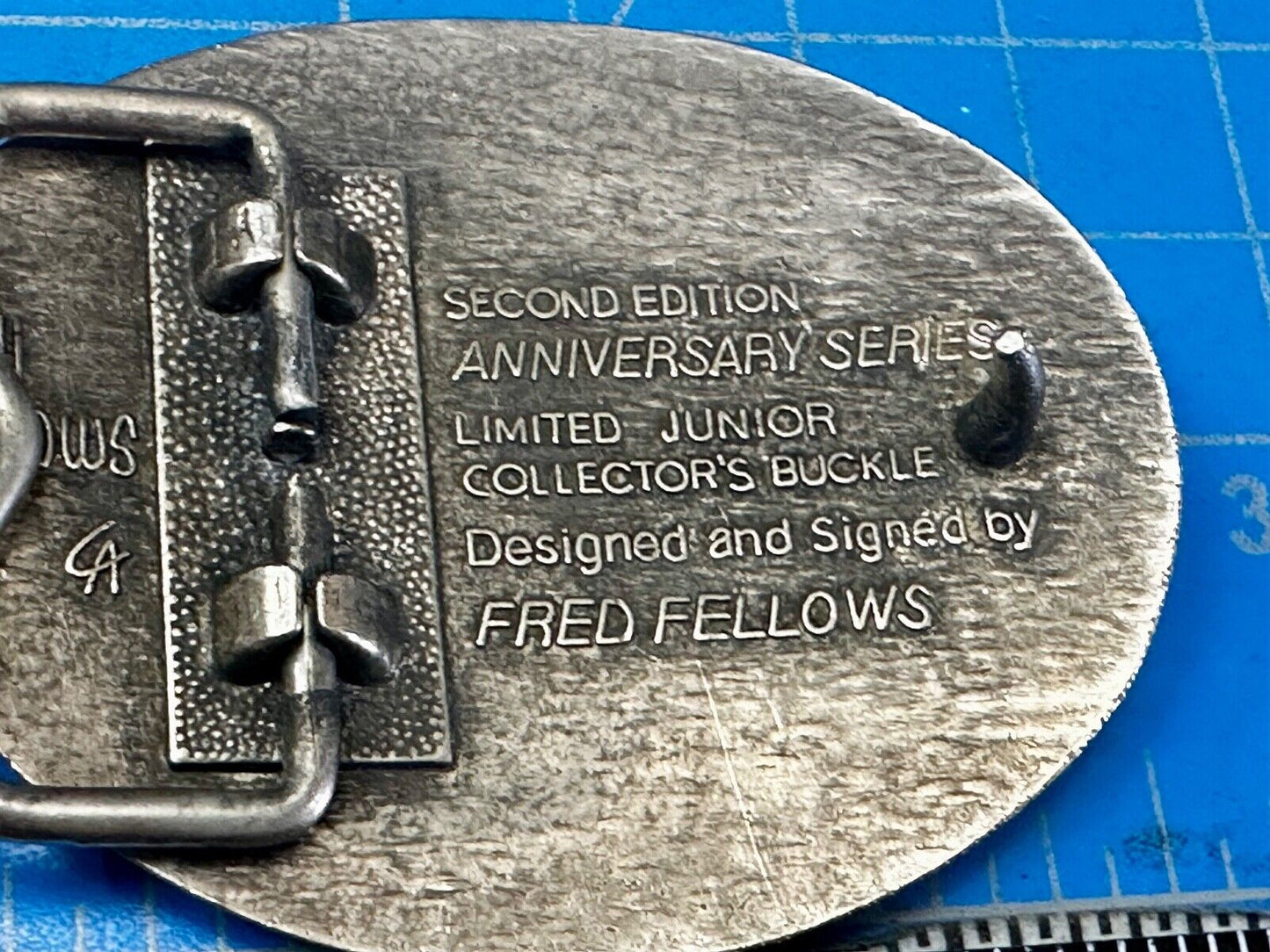 1984 Youth Hesston National Finals Rodeo NFR Collectors Rodeo Cowboy Belt Buckle