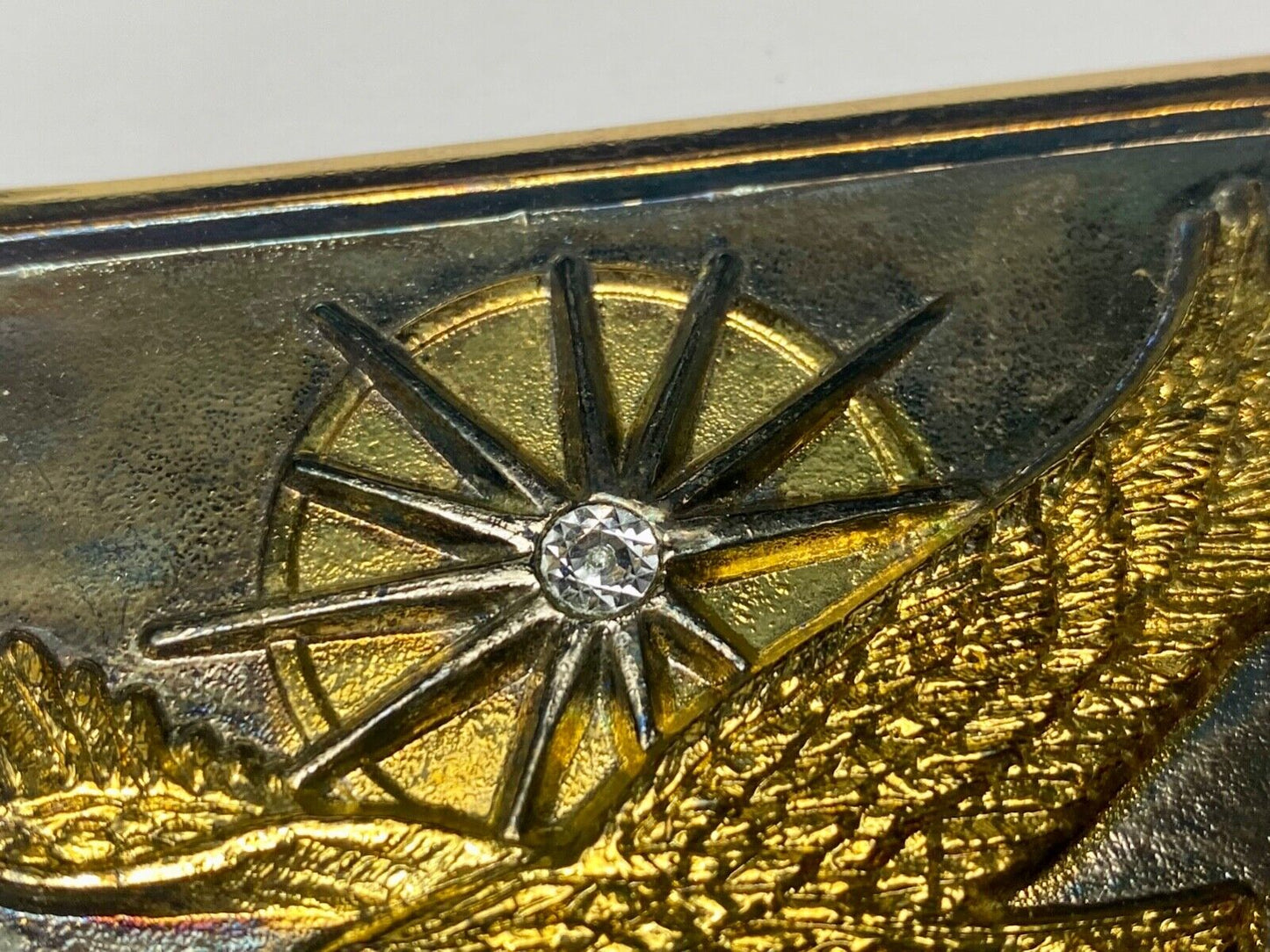 200 year celebration of American Eagle commemorative Vintage belt buckle