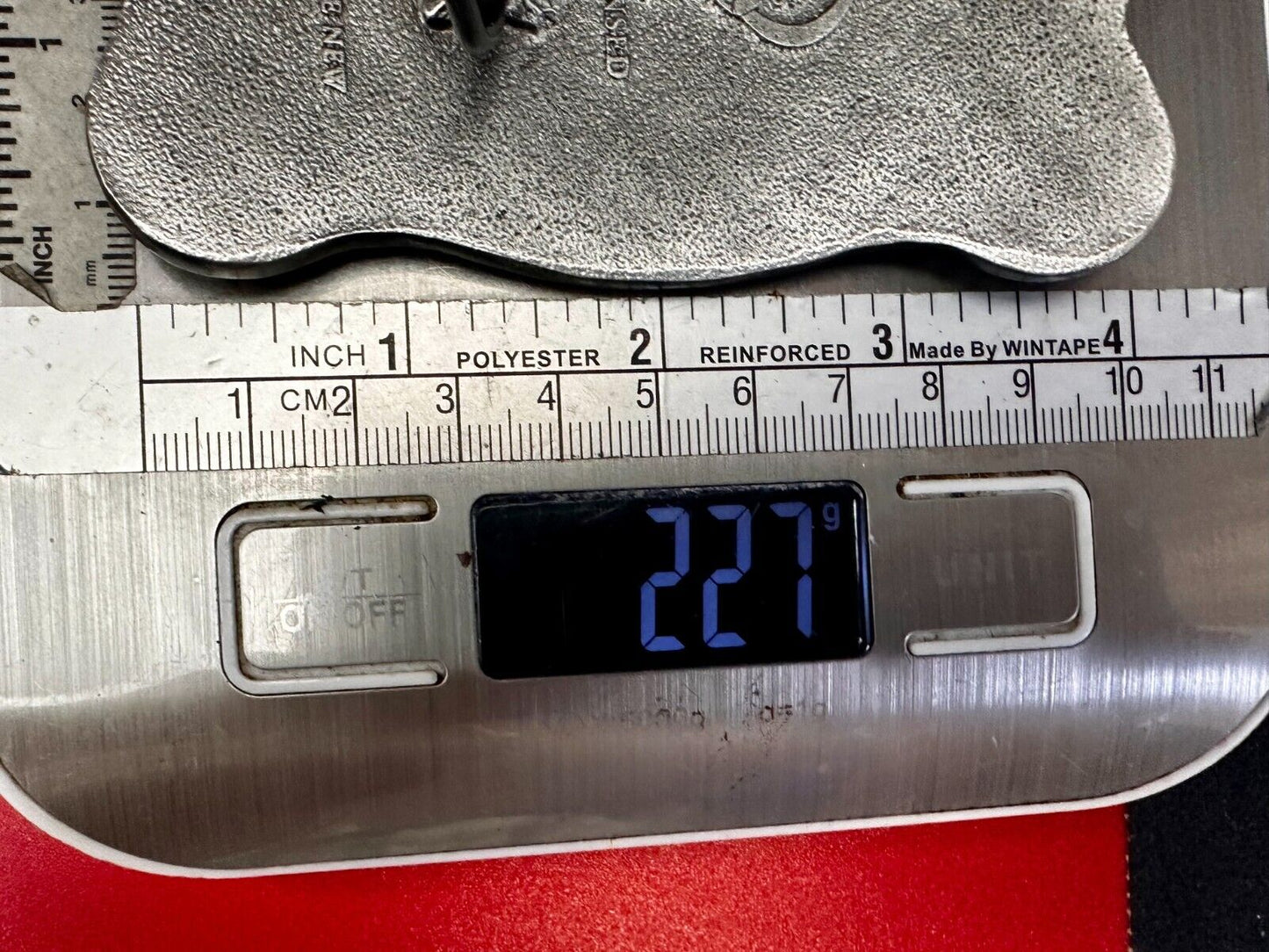 2003 Houston Livestock Show and Rodeo Inaugural Award Trophy Cowboy Belt Buckle