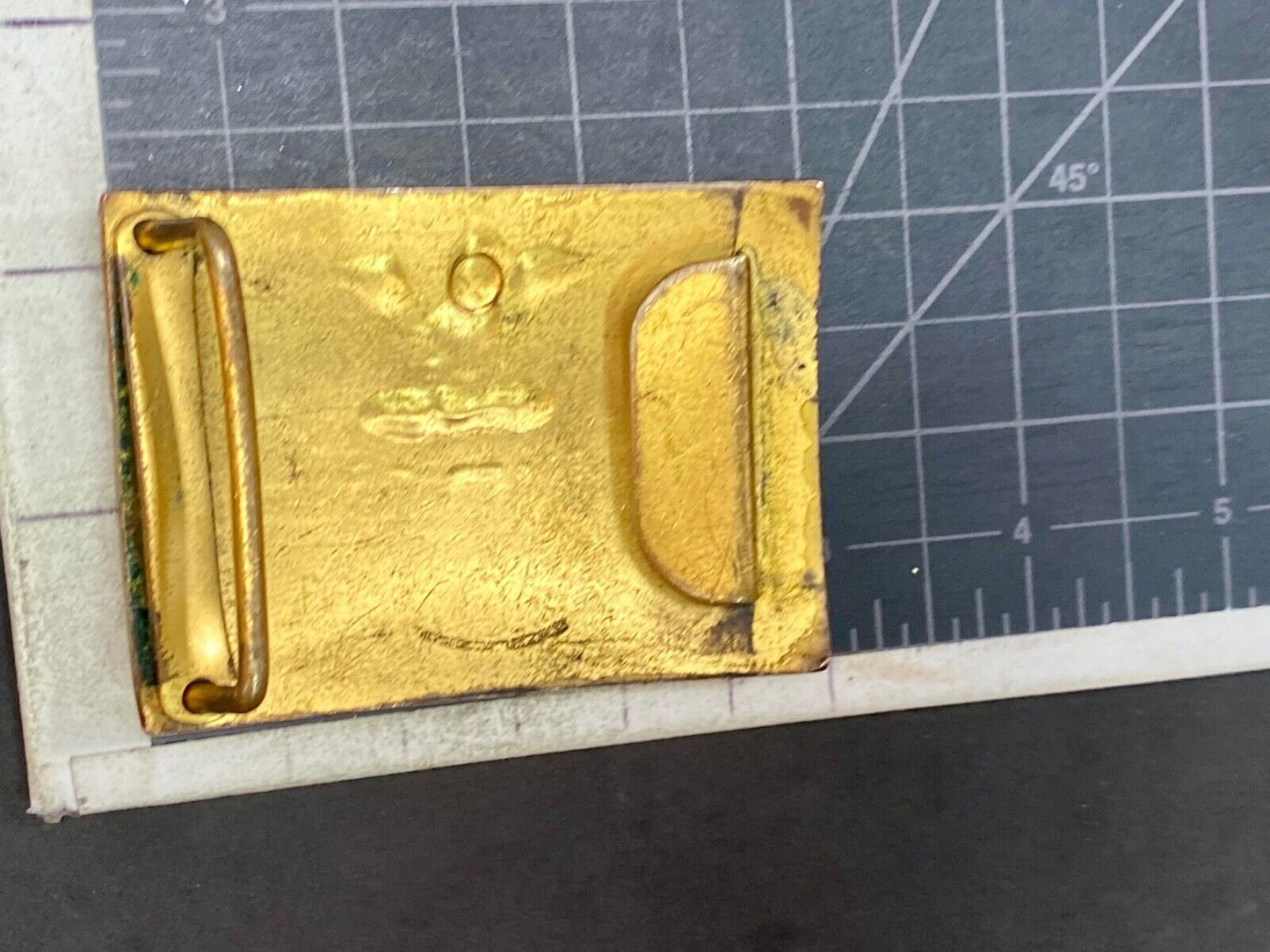 Vintage American Eagle Belt Buckle Riverside Military Academy Georgia