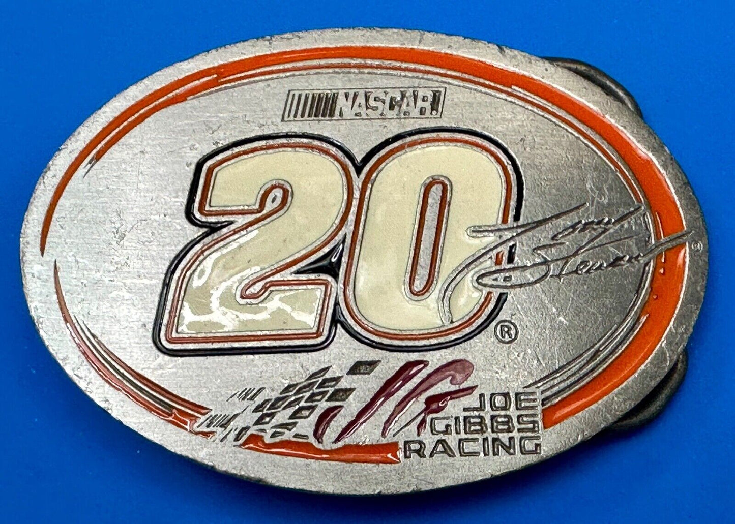 20 Tony Stewart Nascar 2001 Licensed Great American Products Gibbs Belt Buckle