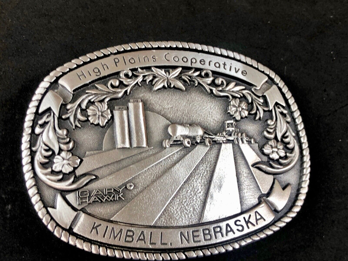 1987 Collector Series HIGH PLAINS COOPERATIVE Kimball NE 330 of 500 Belt Buckle