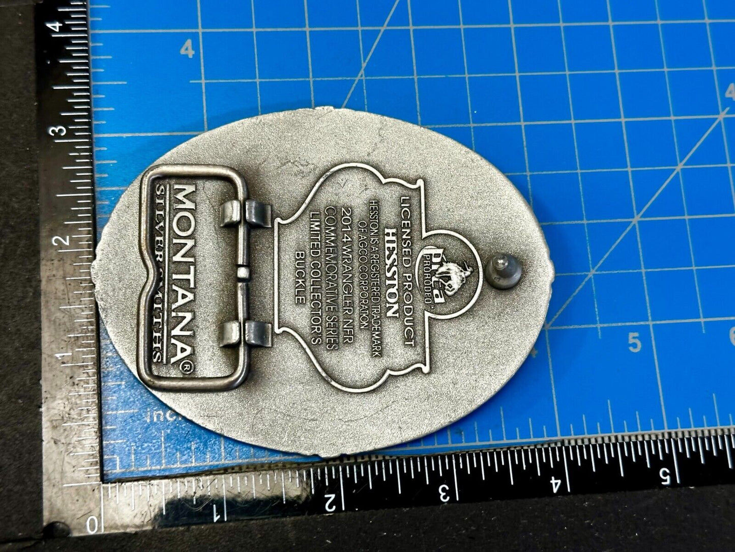 2014 National Finals Rodeo NFR Rodeo NOS Montana Silversmiths Belt Buckle