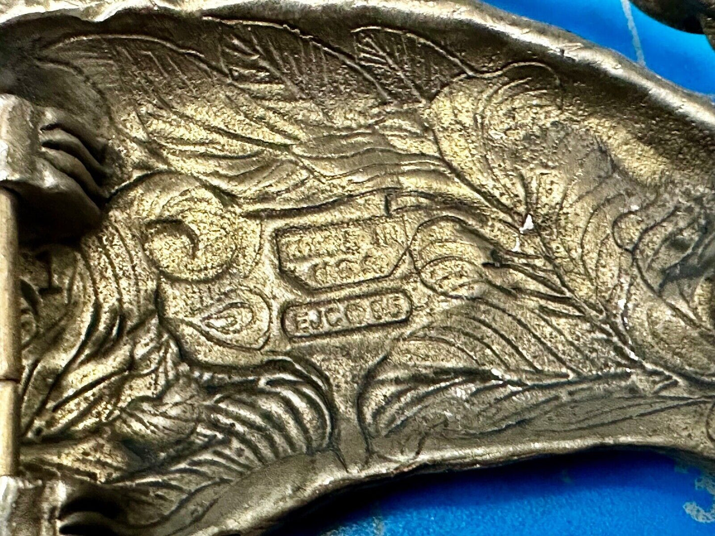 Vintage Eagles Head - Sharp Beak. cutout 1993 EGE Western Belt Buckle