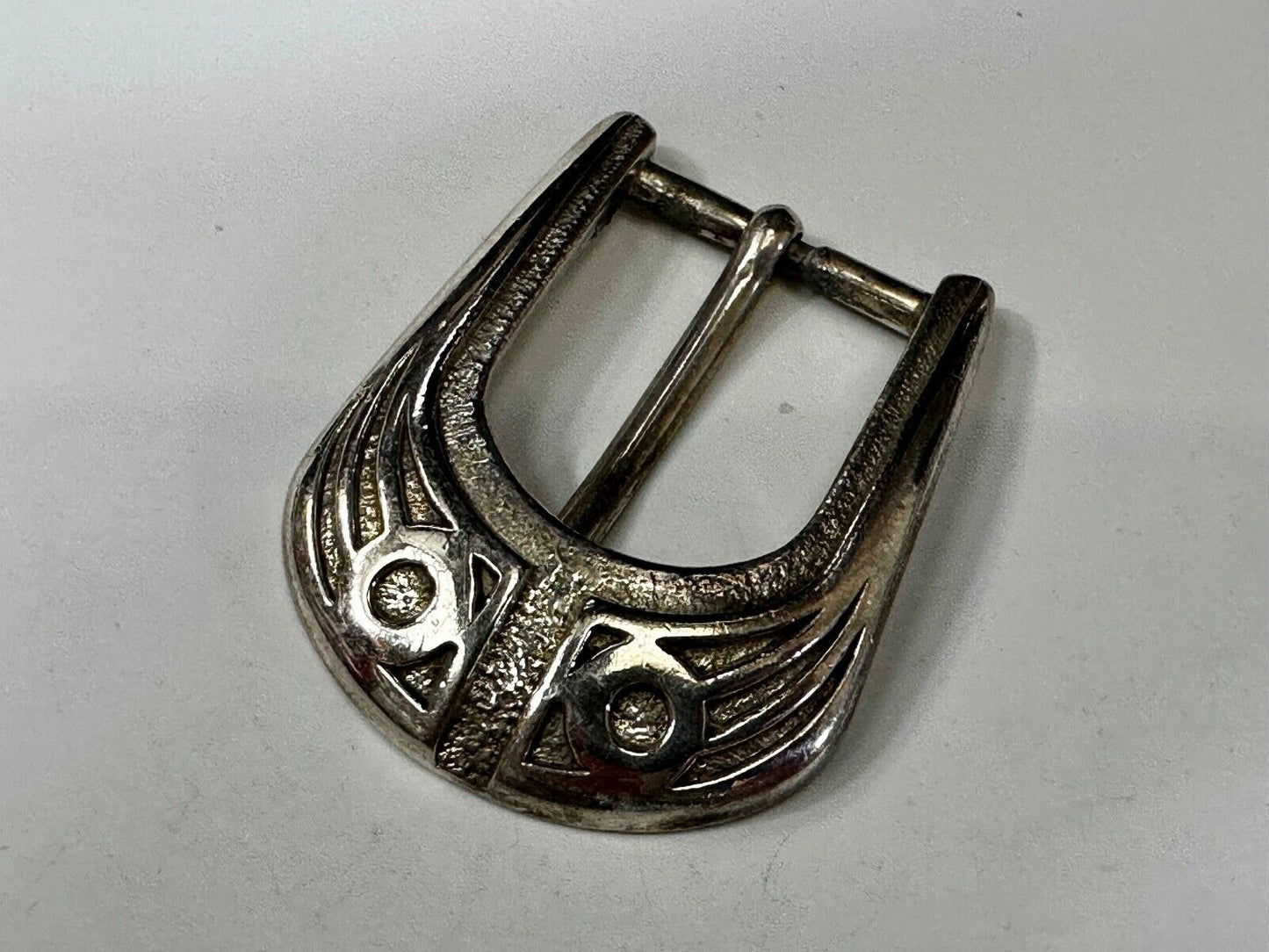 Vintage 90’s Ranger Style Silver Tone Replacement Western Humphreys Belt Buckle