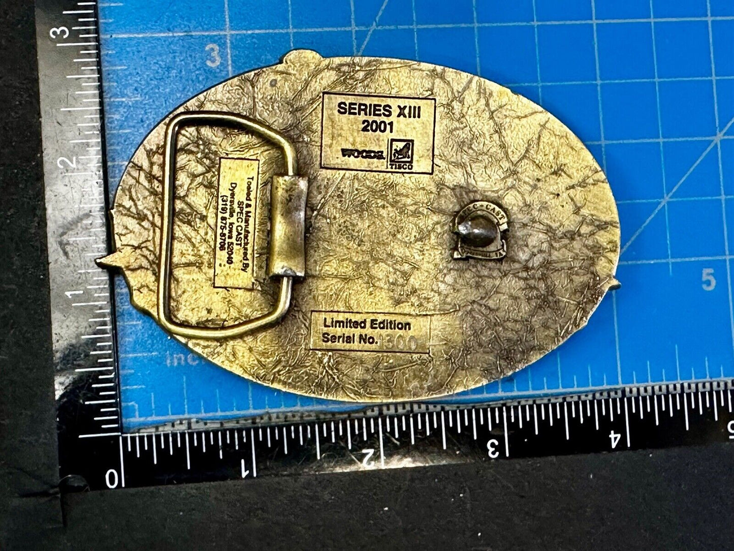 TISCO Tractor Implement Supply Replacement Parts 64 years, 2001 Belt Buckle