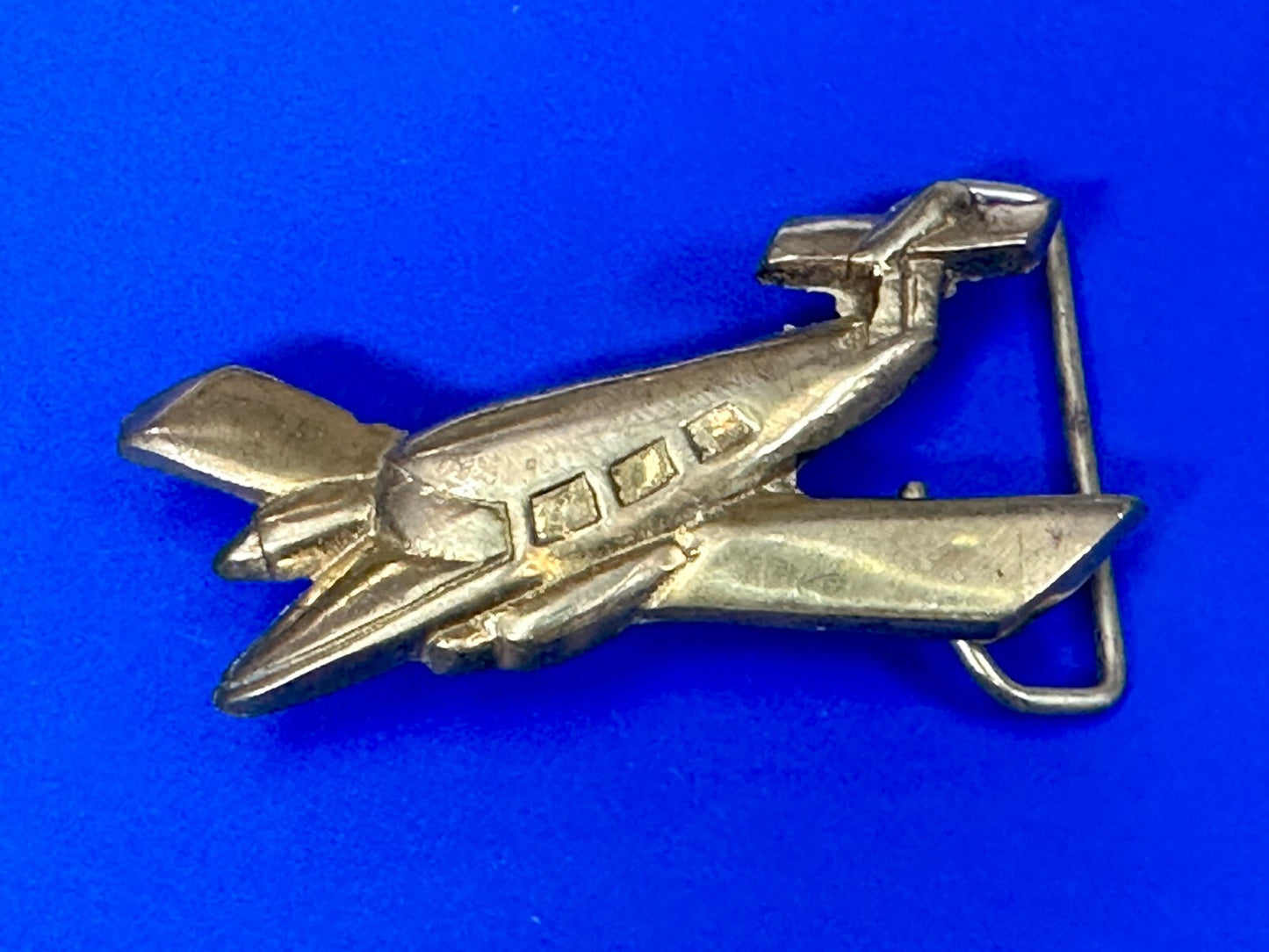 Beechcraft King AirPlane Aircraft Figural Private Pilot Cessna Belt Buckle
