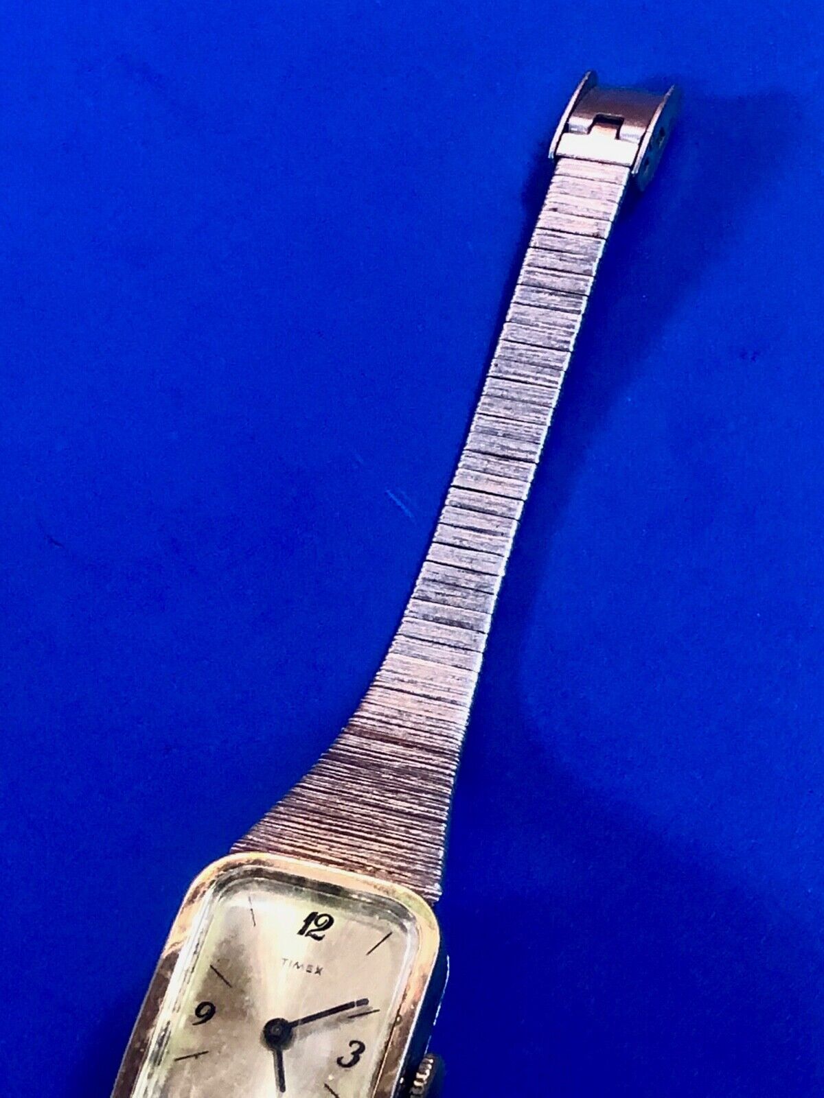 Timex Vintage Gold tone retro wind up watch