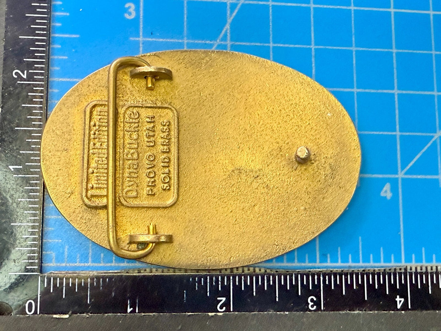 25th Anniversary Since 1968 Hillsboro Solid Brass Limited DynaBuckle Belt Buckle