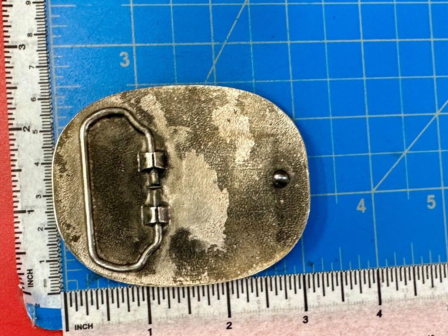 Table Trim beef - John Morrell vintage meat supplier store belt buckle