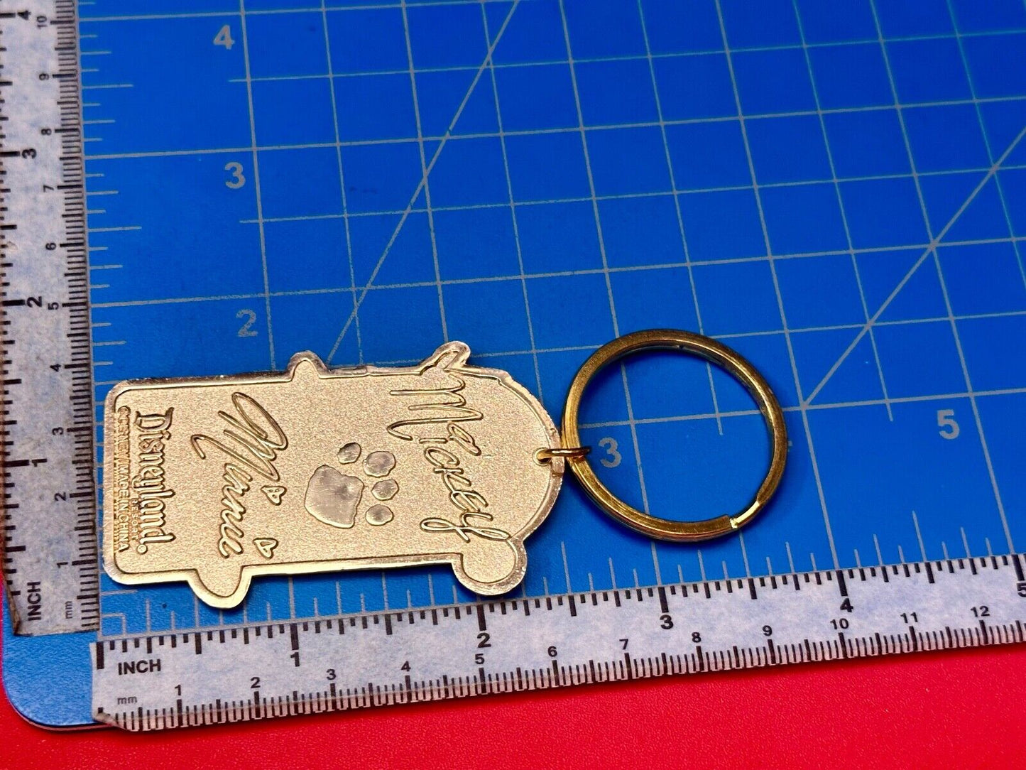 BFF Mickey, Mine and Pluto best friends Disneyland Keychain - Key Ring Chain