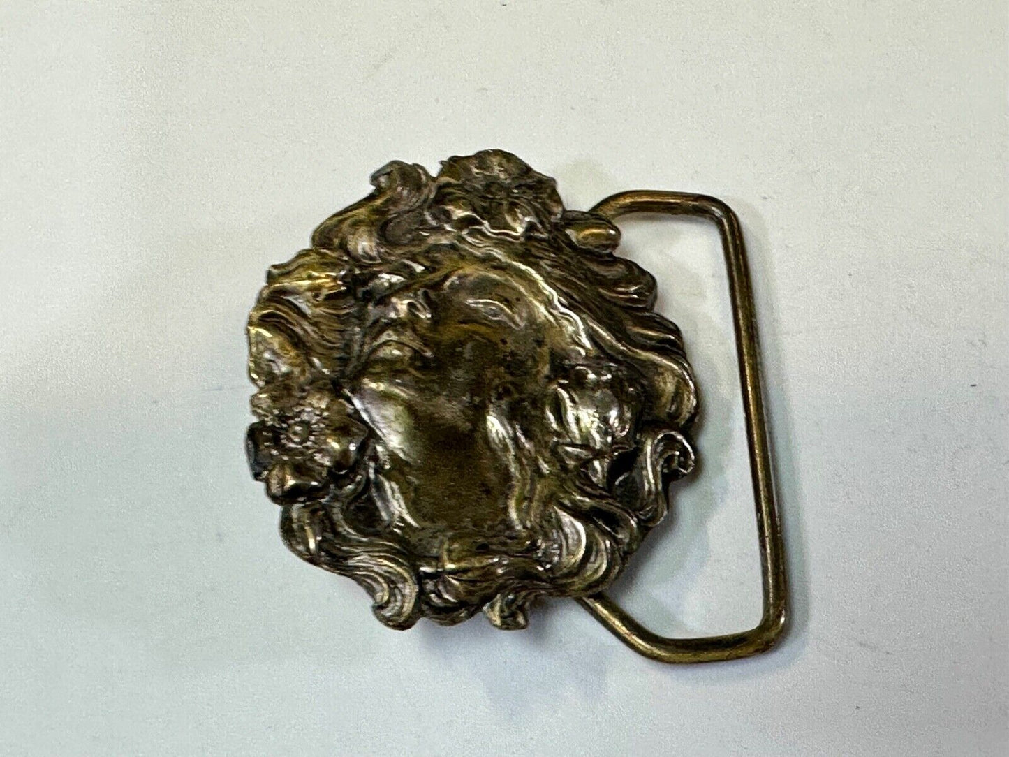 Beautiful Women's Cameo - vintage Lewis belt buckle