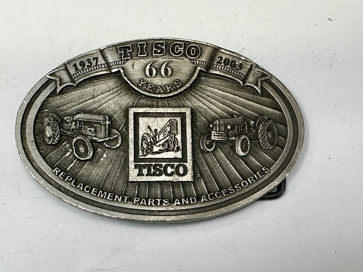 TISCO Tractor Implement Supply Replacement Parts 66 years, 2003 Belt Buckle