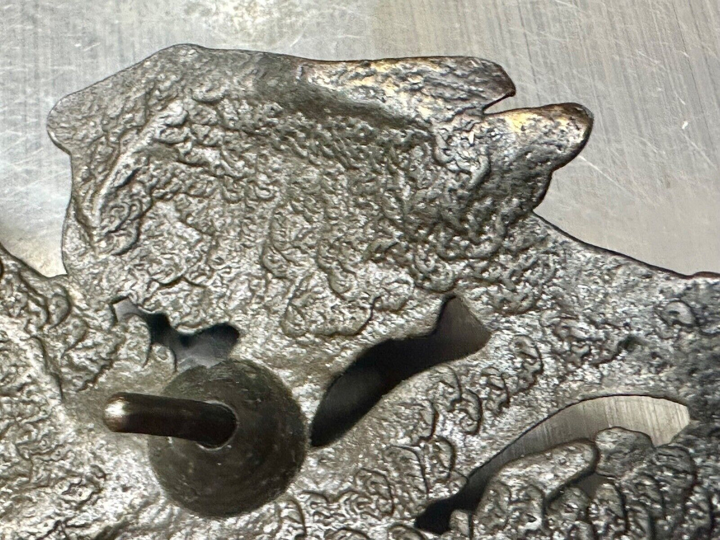 Vintage Chinese Dragon Vintage artisan? Large Oversized Belt Buckle