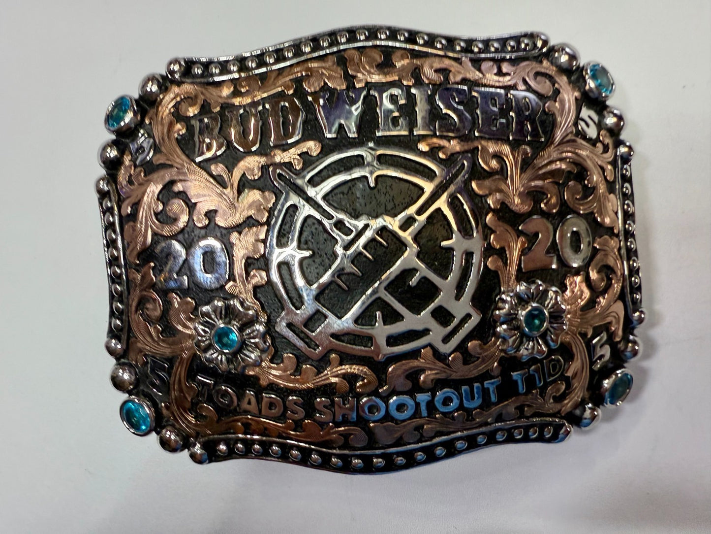 2020 Budweiser Toads Shoot Out TID Event 2ND TO NONE Trophy NASCAR Belt Buckle