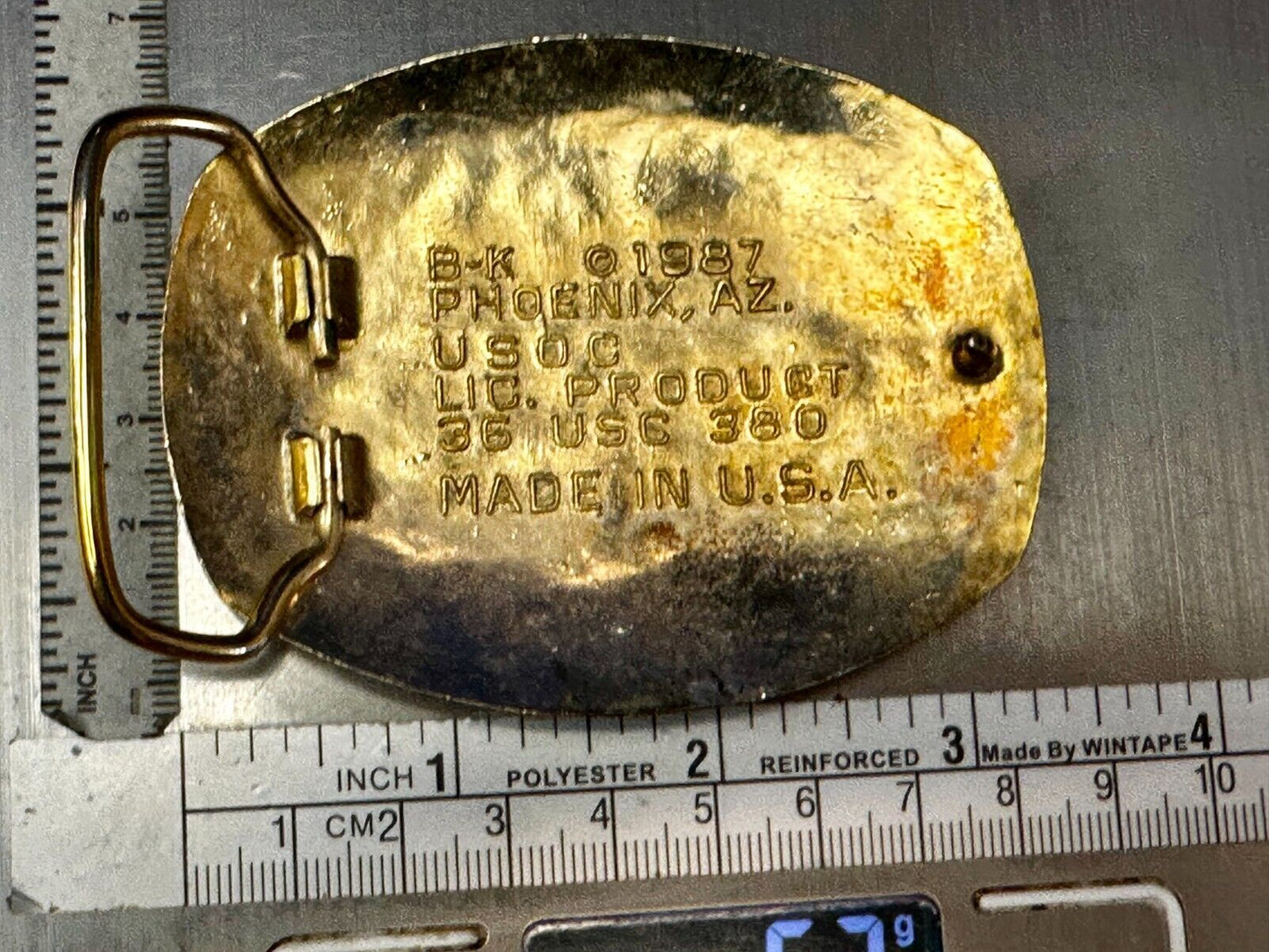 USA 1988 Olympic Games Commemorative Vintage Belt Buckle