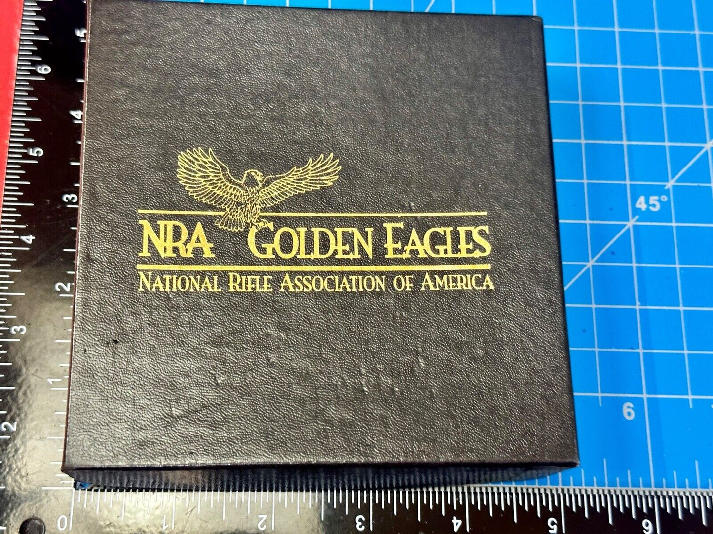 1994 NRA Golden Eagles National Rifle Association Limited Belt Buckle in box