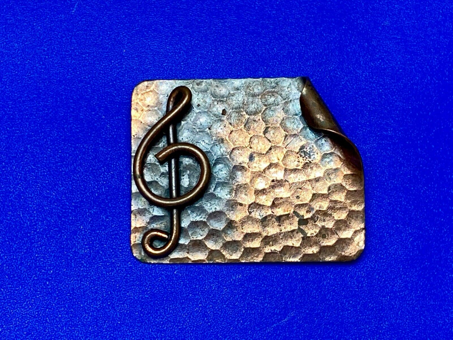 Vintage Brooch Marshall Treble Clef Music Sign Symbol Sheet music pin