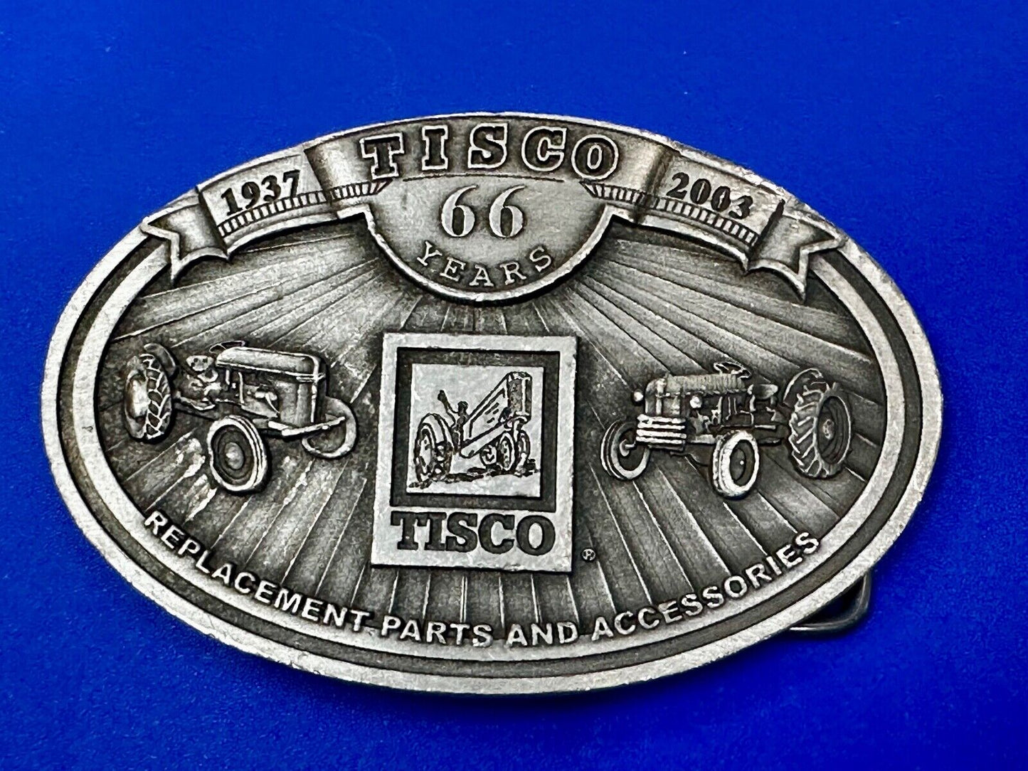 TISCO Tractor Implement Supply Replacement Parts 66 years, 2003 Belt Buckle