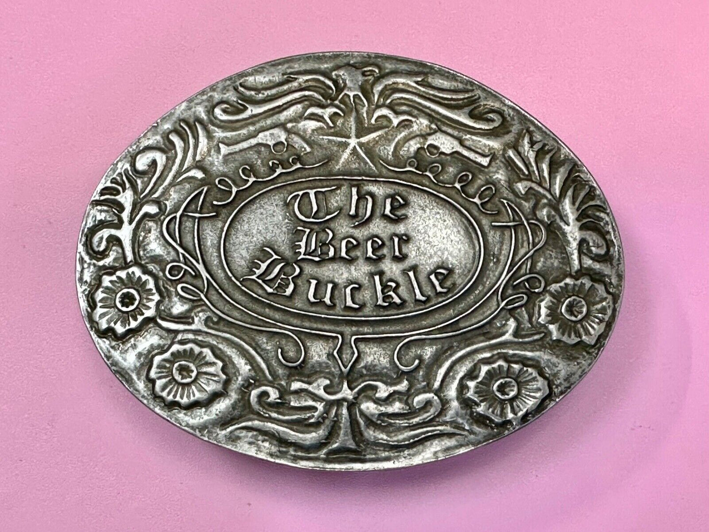 The Beer Buckle Beverage Can Holder Belt Buckle Made in USA Bev Buckle