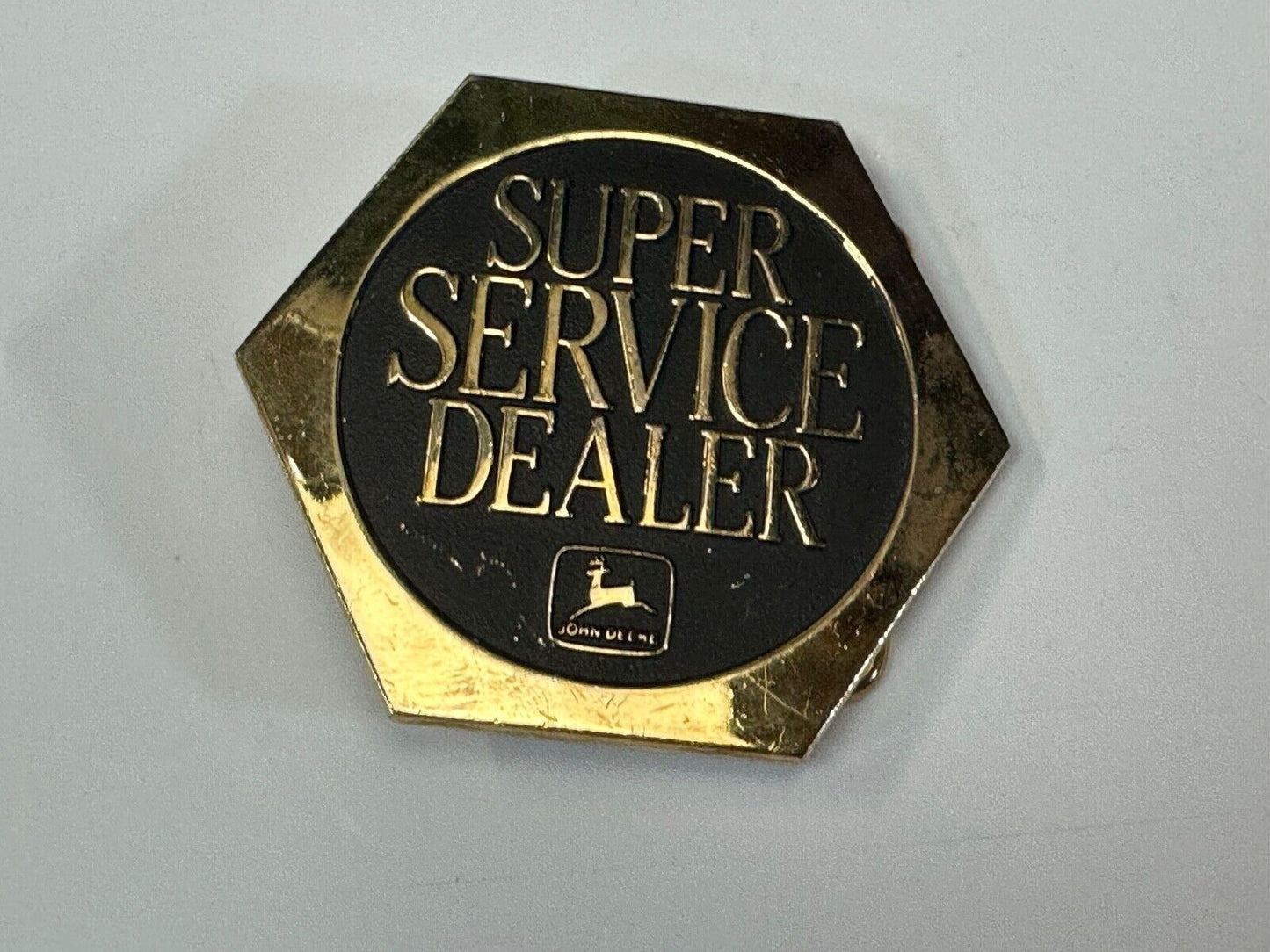 1988 John Deere & Co Tractor Super Service Dealer Vintage belt buckle