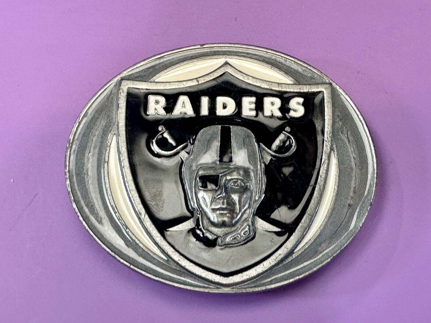 2003 Oakland Raiders NFL Football Commemorative Belt Buckle