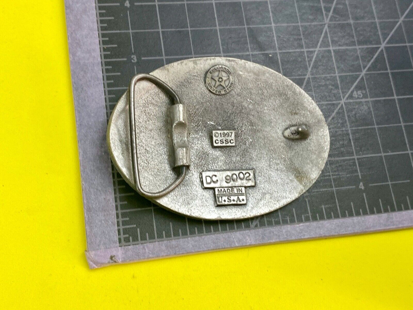 1997 horse bust head western belt buckle CSSC DC 9002