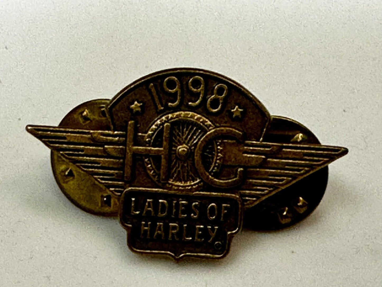 1998 Ladies of Harley Davidson Owners Group HOG Pin for Jacket or Vest