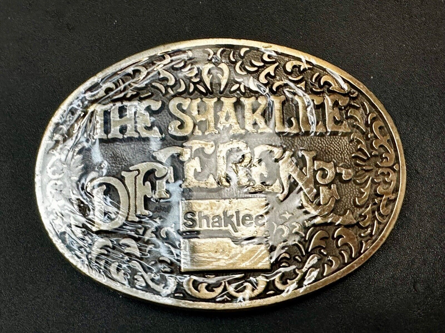 The Shaklee Difference Vintage Award Division Medals Solid Brass NOS Belt Buckle