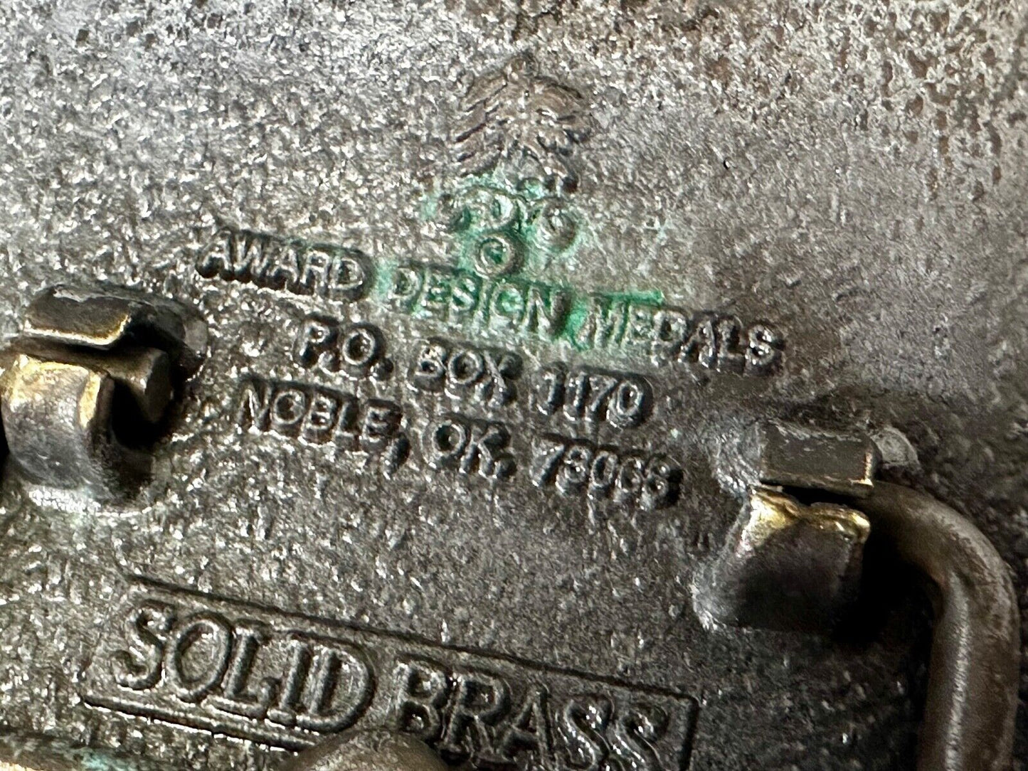 The Great Seal of the State of Missouri Branson Brass Commemorative Belt Buckle