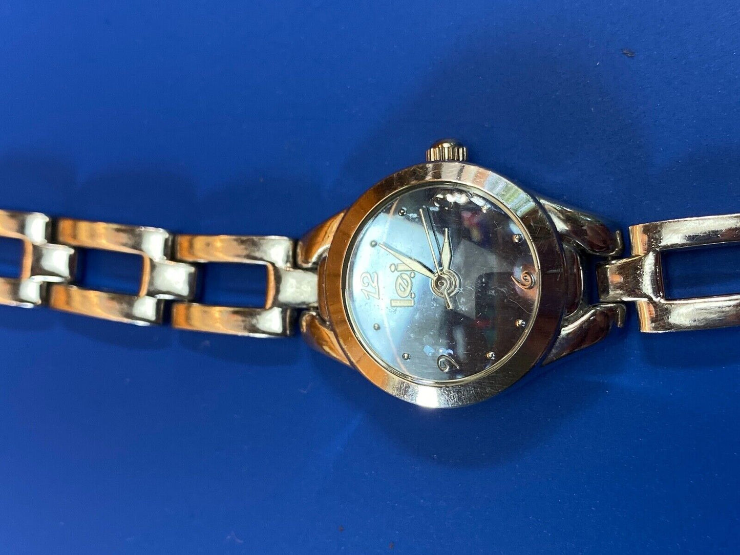 Beautiful silver tone LEI women's watch - new battery, working well!