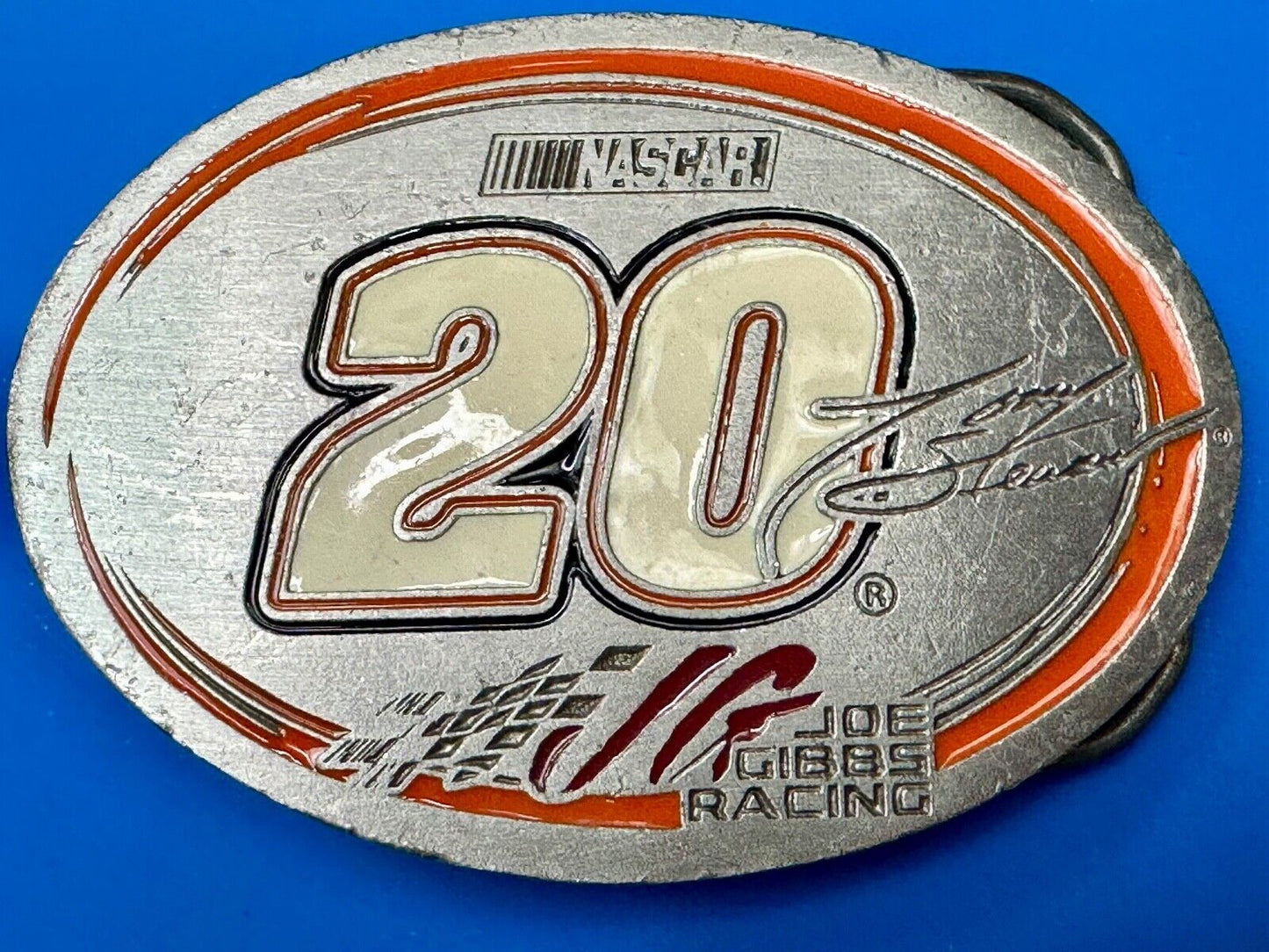 20 Tony Stewart Nascar 2001 Licensed Great American Products Gibbs Belt Buckle