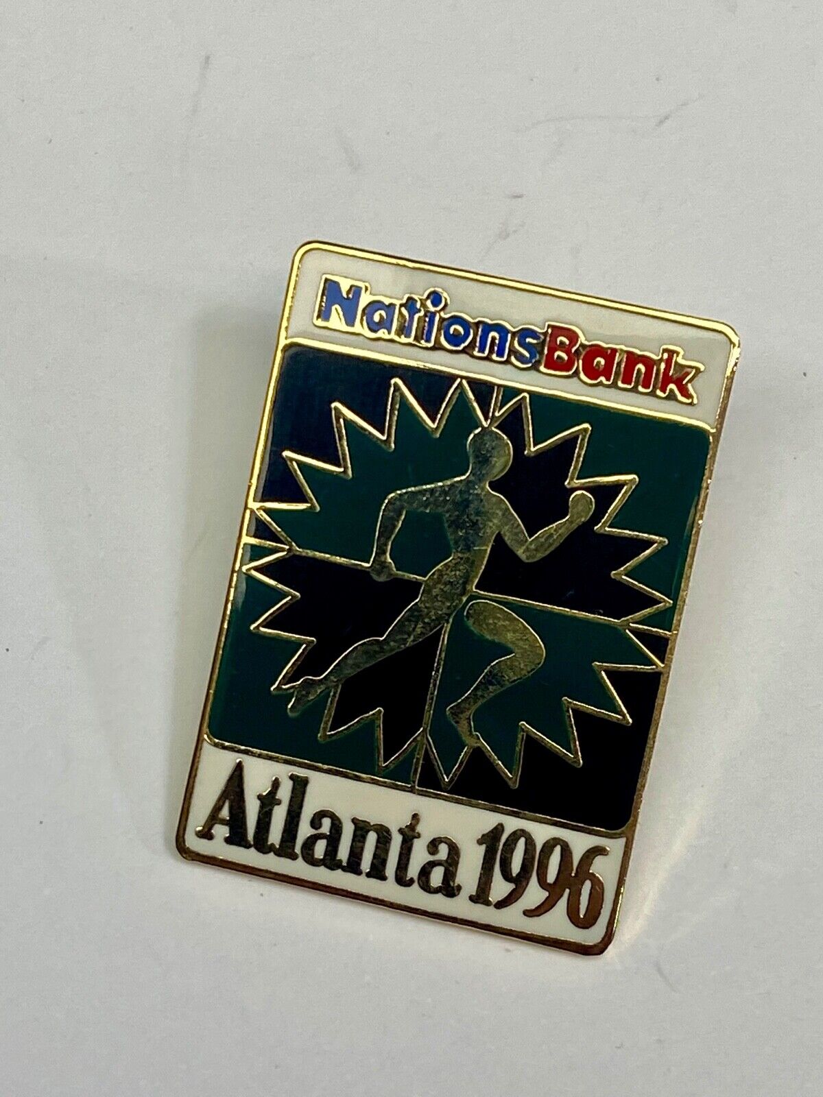 1996 ATLANTA OLYMPIC PIN TRACK and FIELD - NATIONS BANK PIN TEAM USA