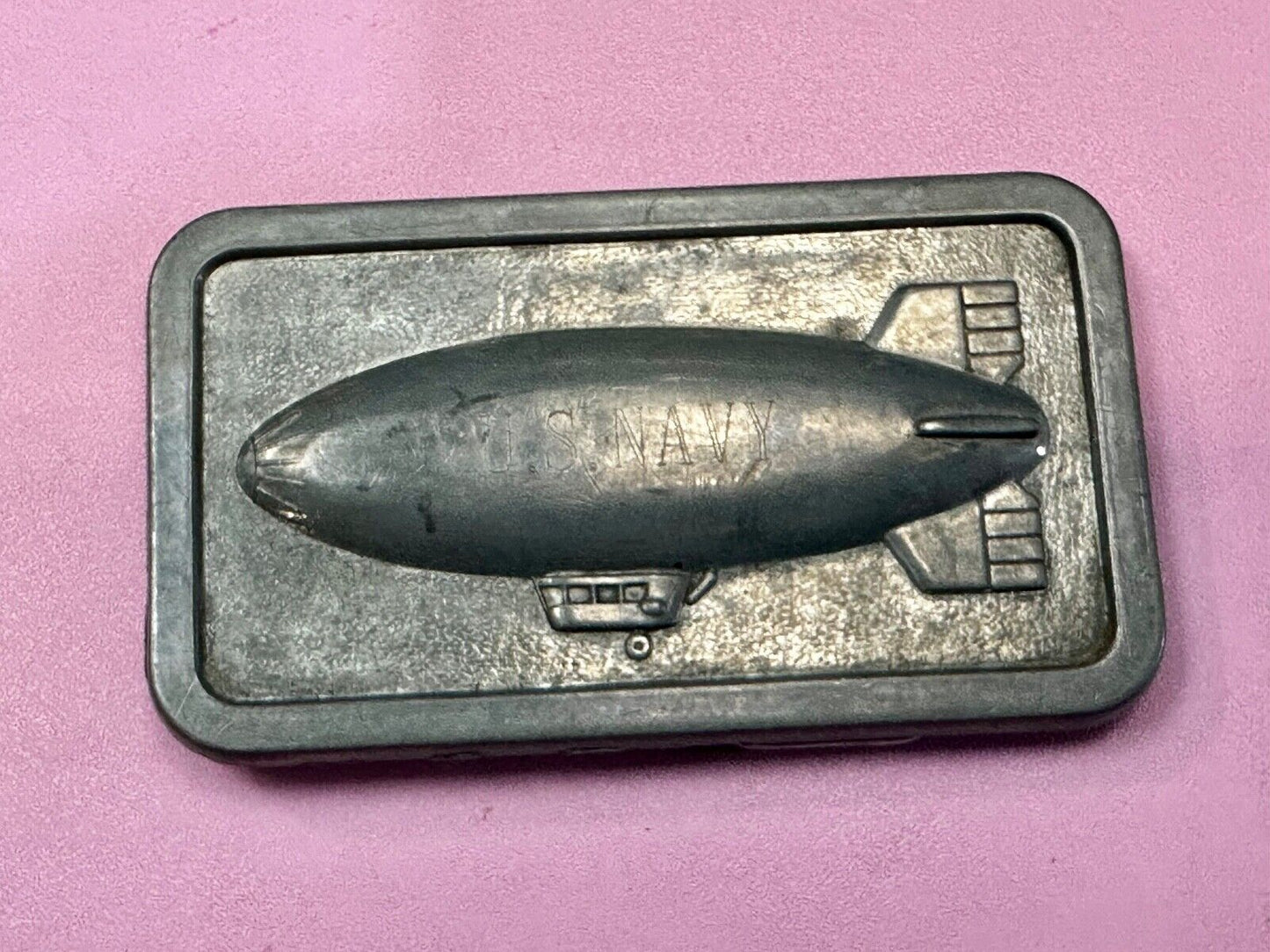 "Blimp" Vintage 1974 Memorabilia Goodyear Tire & Rubber Collectible Belt Buckle